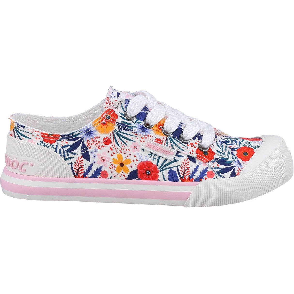 Rocket Dog Womens Jazzin Malden Floral Shoes White/Multi