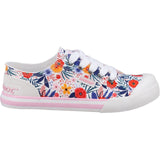 Rocket Dog Womens Jazzin Malden Floral Shoes White/Multi