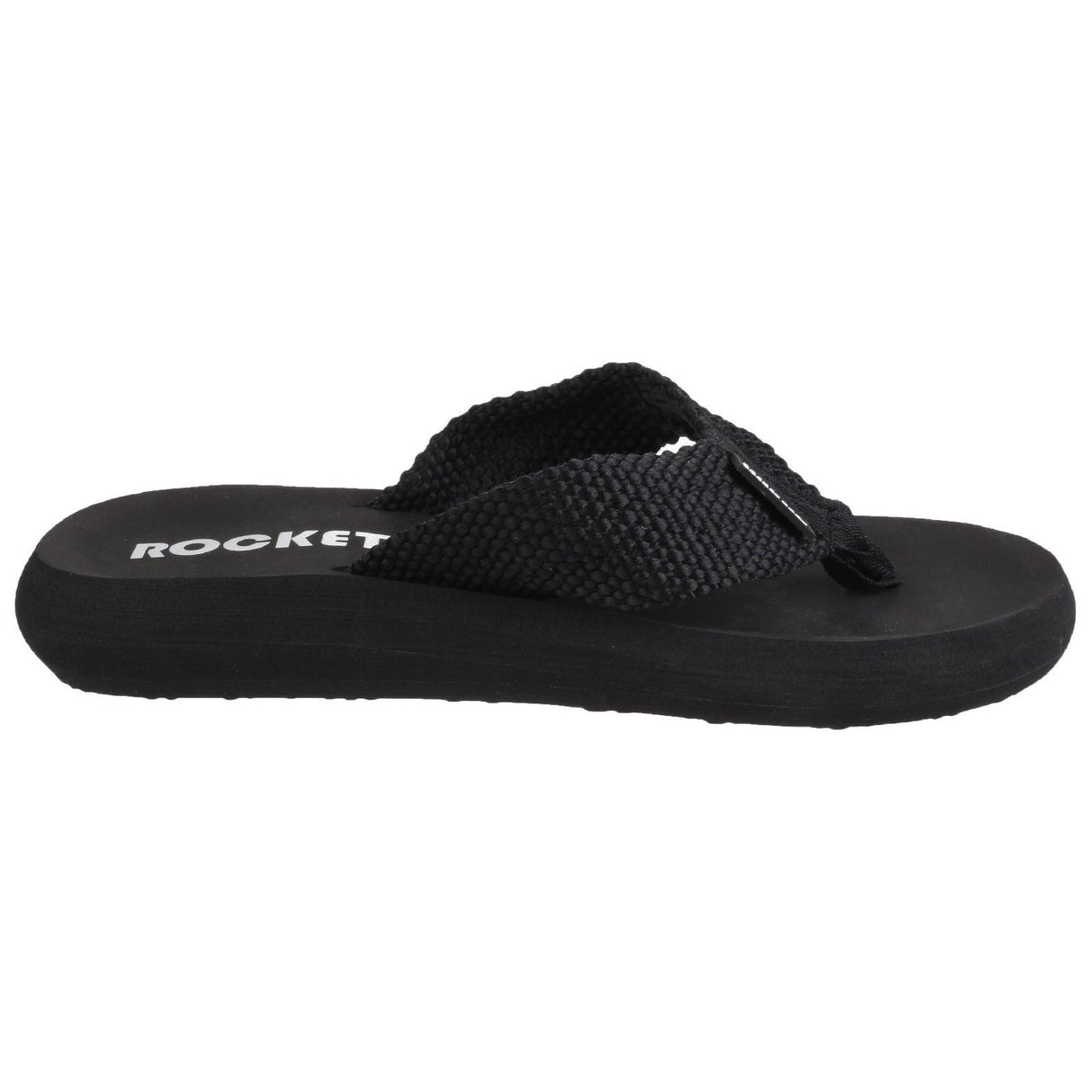 Rocket Dog Womens Sunset Webbing Flip Flop Black