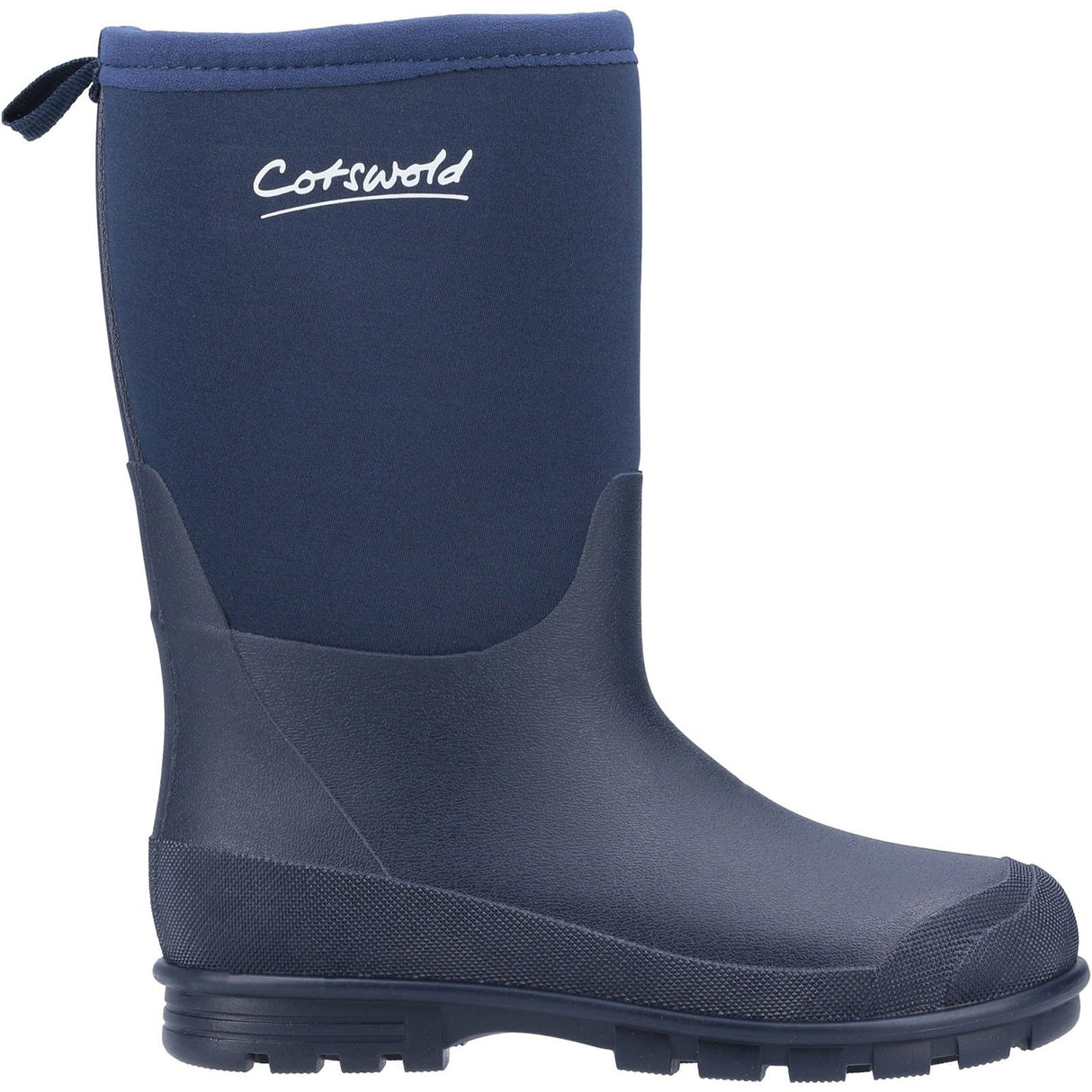 Cotswold Kids Hilly Neoprene Childrens Wellington Boot Navy