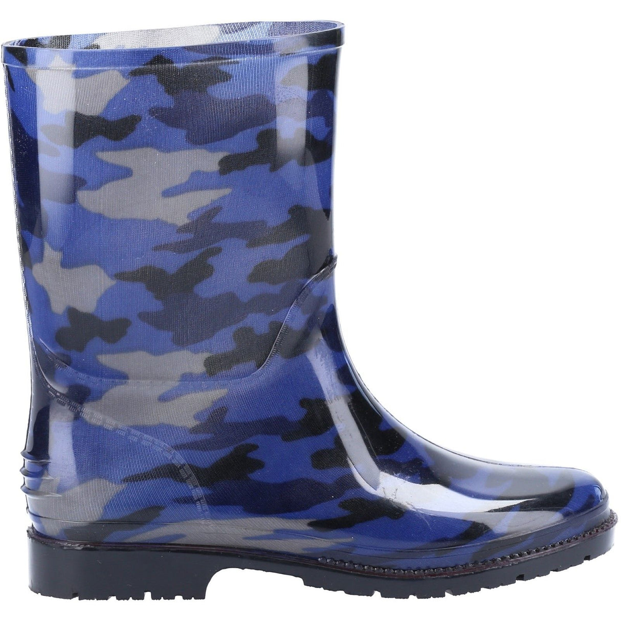 Cotswold Junior Girls Pvc Wellington Navy Camo