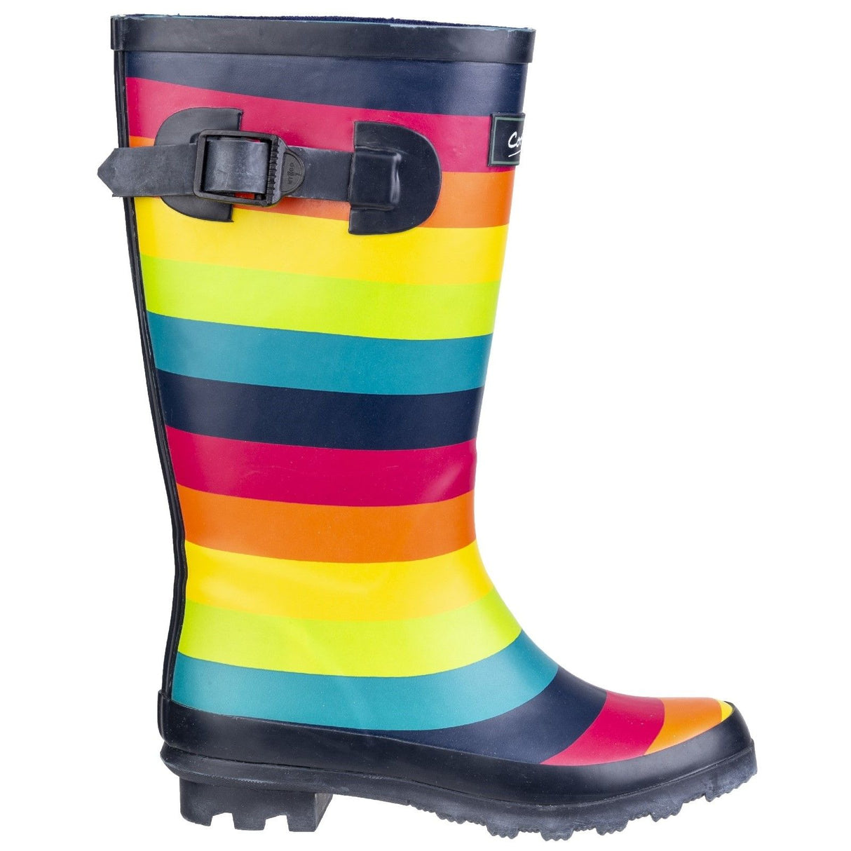 Cotswold Junior Kids Rainbow Wellington Boot Multicoloured