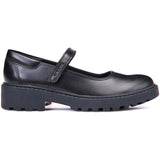 Geox Girls J Casey G. P Touch Fastening Shoe Black