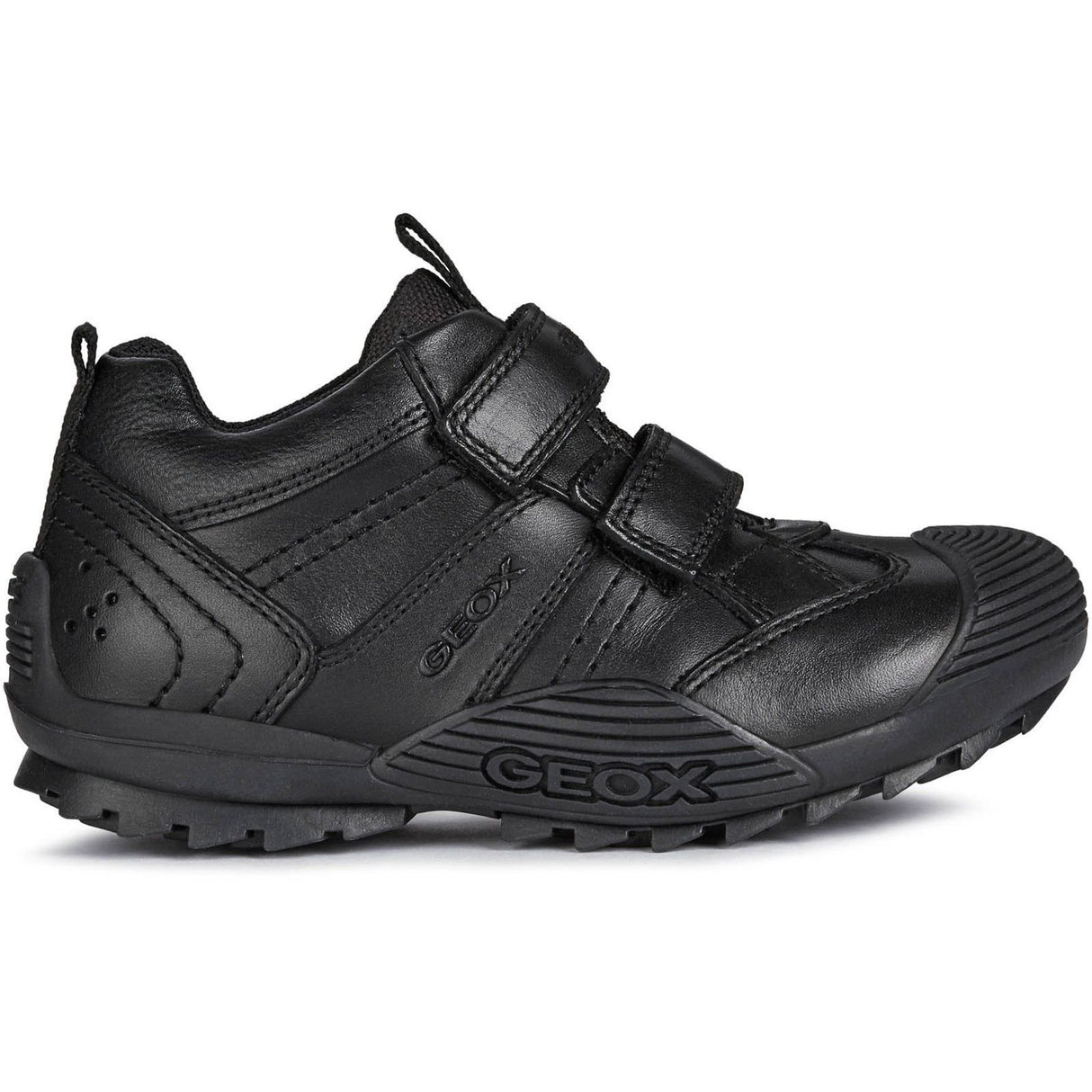 Geox Boys J Savage A Touch Fastening Trainers Black