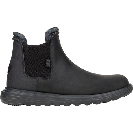 HEYDUDE Mens Branson Classic Boots Black
