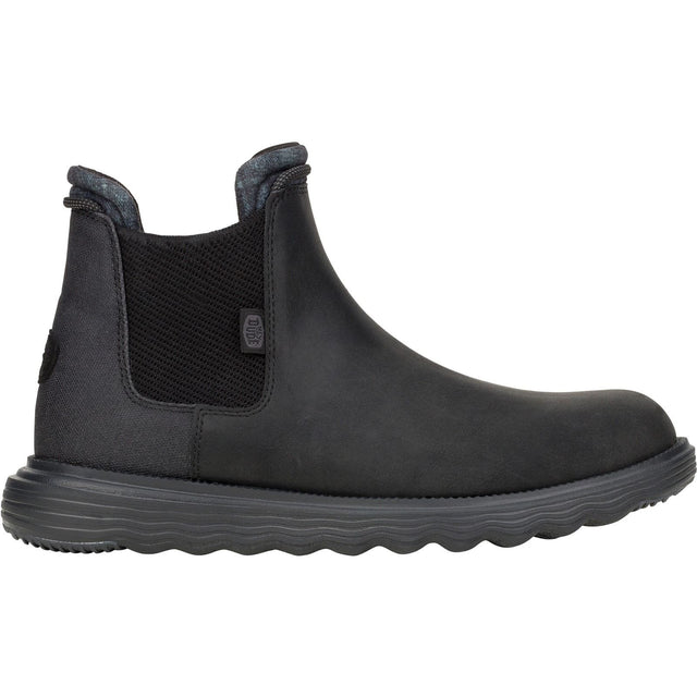 HEYDUDE Mens Branson Classic Boots Black