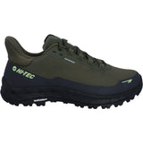 Hi-Tec Mens ALTITUDE LITE WP Shoe Olive Night/Charcoal Grey/Lime