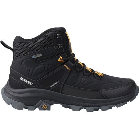 Hi-Tec Mens Rainier Hiking Boots Black