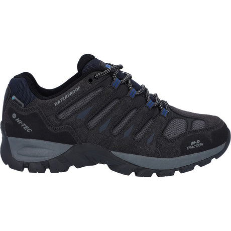 Hi-Tec Mens Corzo Low Boots Charcoal/Nautical Blue