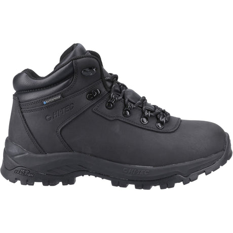 Hi-Tec Mens Eurotrek Lite Waterproof Walking Boots Black