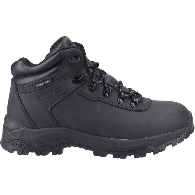 Hi-Tec Mens Eurotrek Lite Waterproof Walking Boots Black