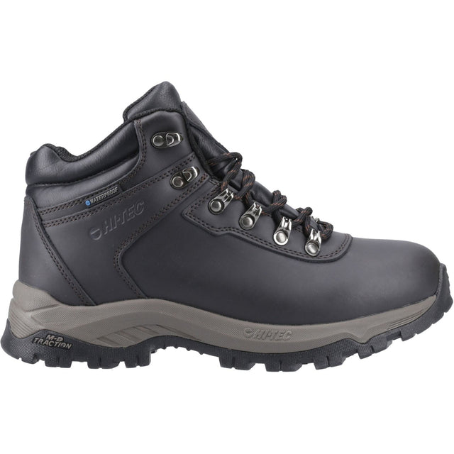 Hi-Tec Mens Eurotrek Lite Waterproof Walking Boots Dark Chocolate