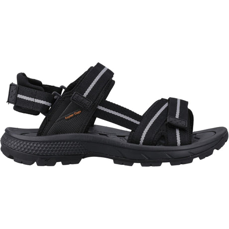 Hi-Tec Mens Sierra Sandal Black/Grey/Orange