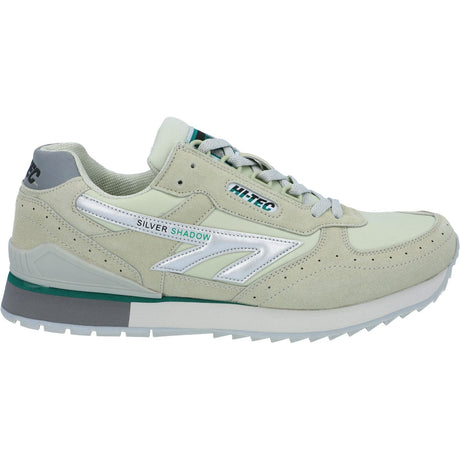 Hi-Tec Mens Silver Shadow OG Trainer Silver/Grey/Green