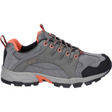 Hi-Tec Womens Auckland Lite Shoes Steel/Coral/Cool Grey