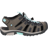 Hi-Tec Womens Cove Sport Sandal Grey/Sprout