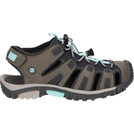 Hi-Tec Womens Cove Sport Sandal Grey/Sprout