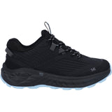 Hi-Tec Womens Fuse Trek Hiking Shoes Black/Blue Fog