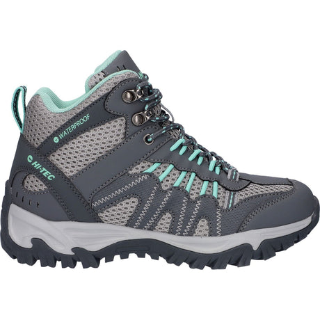 Hi-Tec Womens Jaguar Mid Boots Charcoal/Graphite/Cool Grey