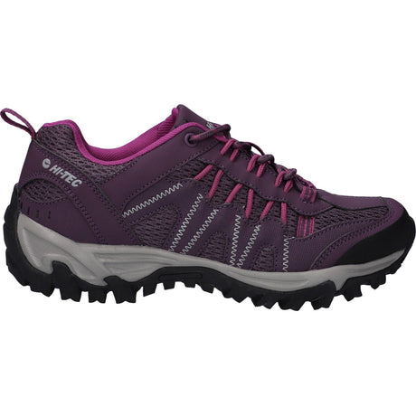Hi-Tec Womens Jaguar Shoes Italian Plum/Festival Fuchsia