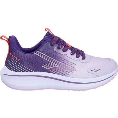 Hi-Tec Womens Santorini Trainers Mystical/Thistle/Burnt Coral