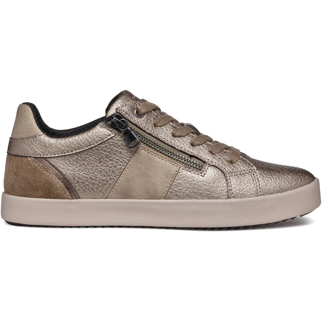 Geox Womens D BLOMIEE E SNEAKERS Taupe