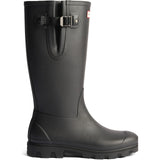 Hunter Mens Field Downpour Adjustable Boot Black