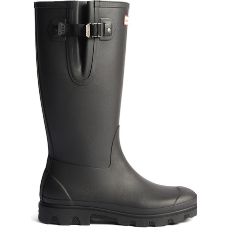 Hunter Mens Field Downpour Adjustable Boot Black