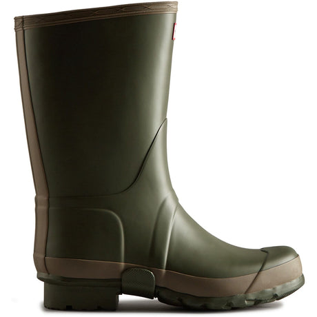 Hunter Mens Gardener Boot Dark Olive/Clay