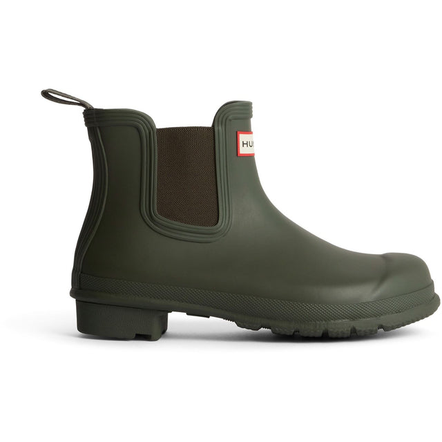 Hunter Womens Original Chelsea Boot Dark Olive