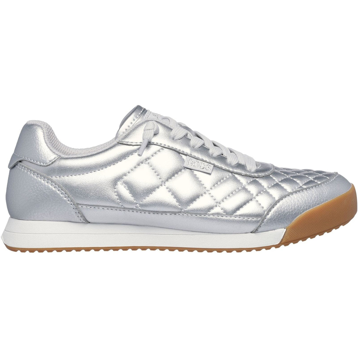 Skechers Womens BOBS Billie Wild Comfort Trainers Silver