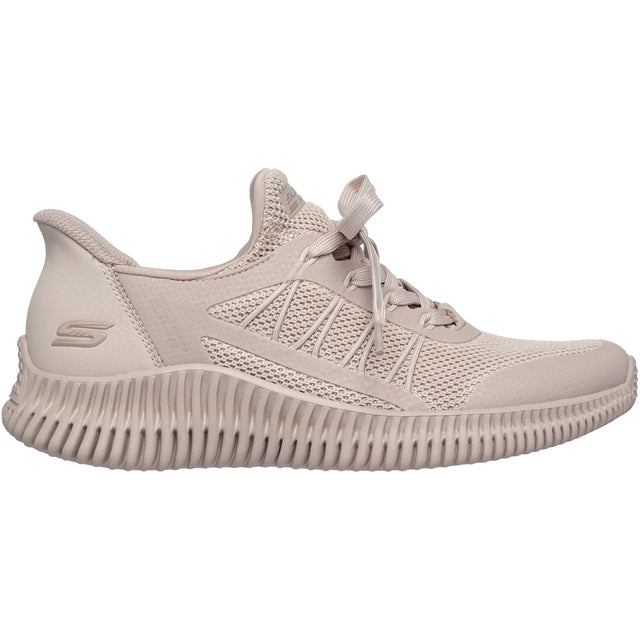 Skechers Womens BOBS Geo Lite Divine Pace Trainers Tan