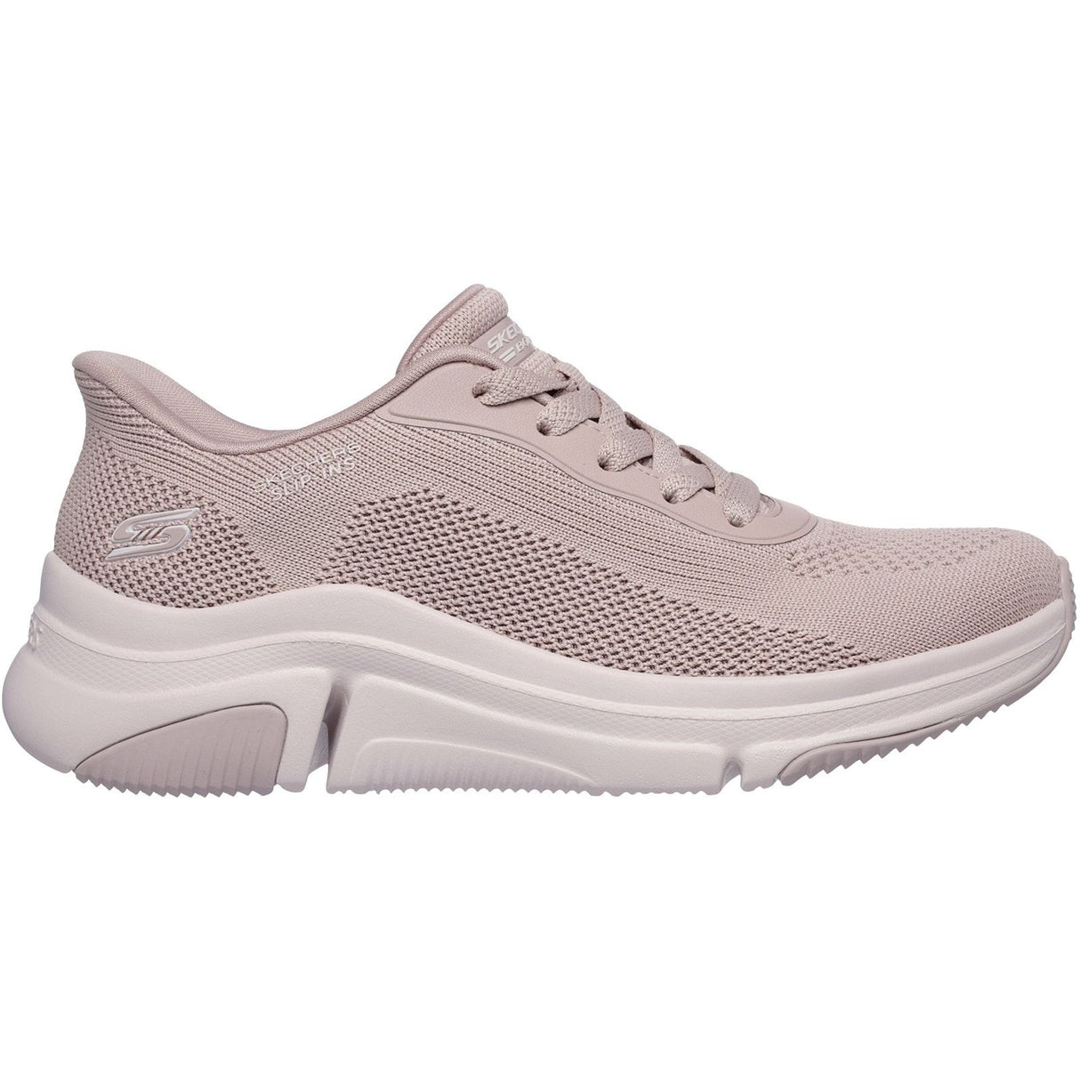 Skechers Womens BOBS Sparrow Flex Too You Trainers Blush
