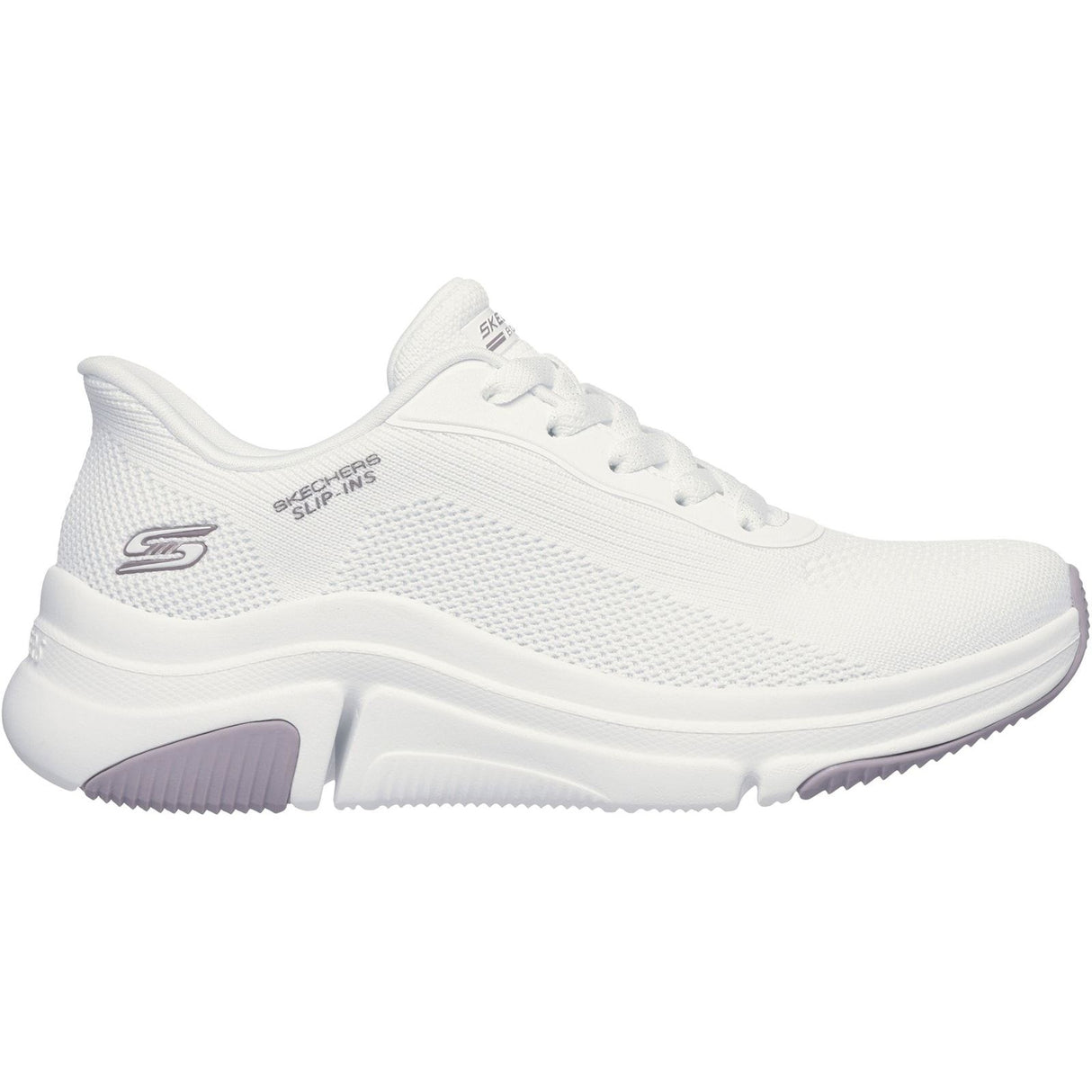 Skechers Womens BOBS Sparrow Flex Too You Trainers White