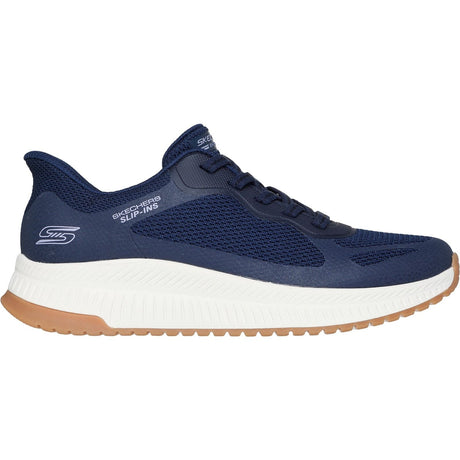 Skechers Womens BOBS Squad 4 Staple Look Trainer Navy