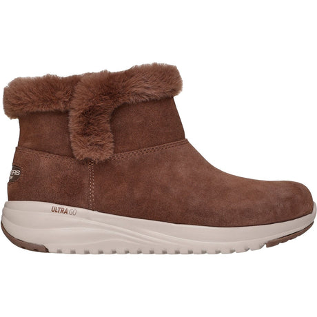 Skechers Womens On-the-GO Stellar - Cozy Step Shoe Chocolate