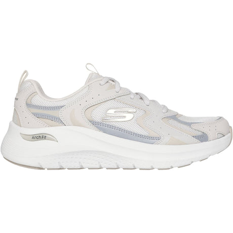 Skechers Womens Arch Fit 2.0 Vintage Luxe Trainer Natural
