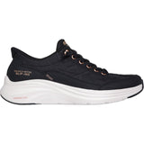 Skechers Womens Contour Foam Golden Hour Trainers Black/Rose Gold