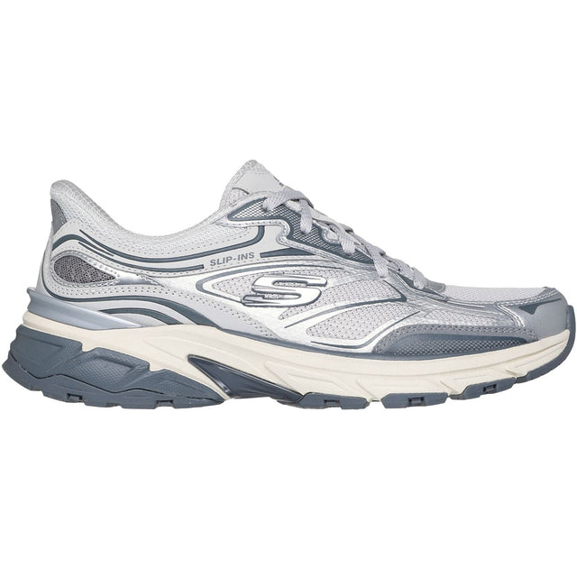 Skechers Womens Stamina Sport Trainer Silver