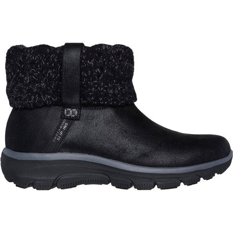 Skechers Womens Easy Going Cozy Weather 2 Boots Black