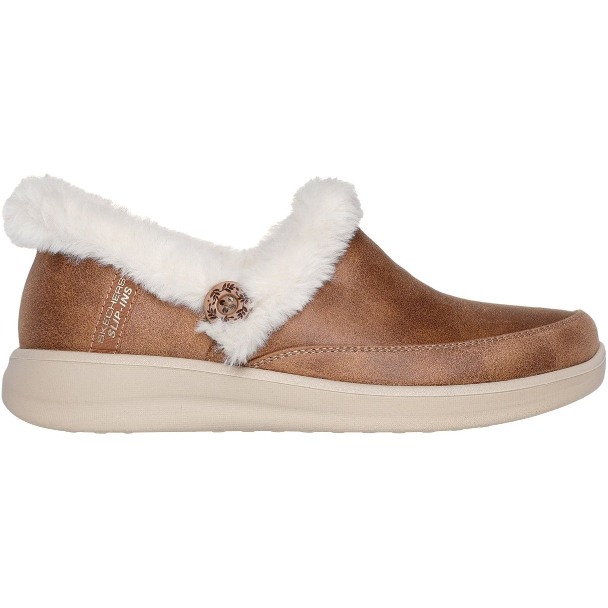 Skechers Womens Cozy Escape Slipper Chestnut