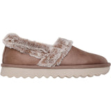 Skechers Womens Cozy Up Slippers Taupe
