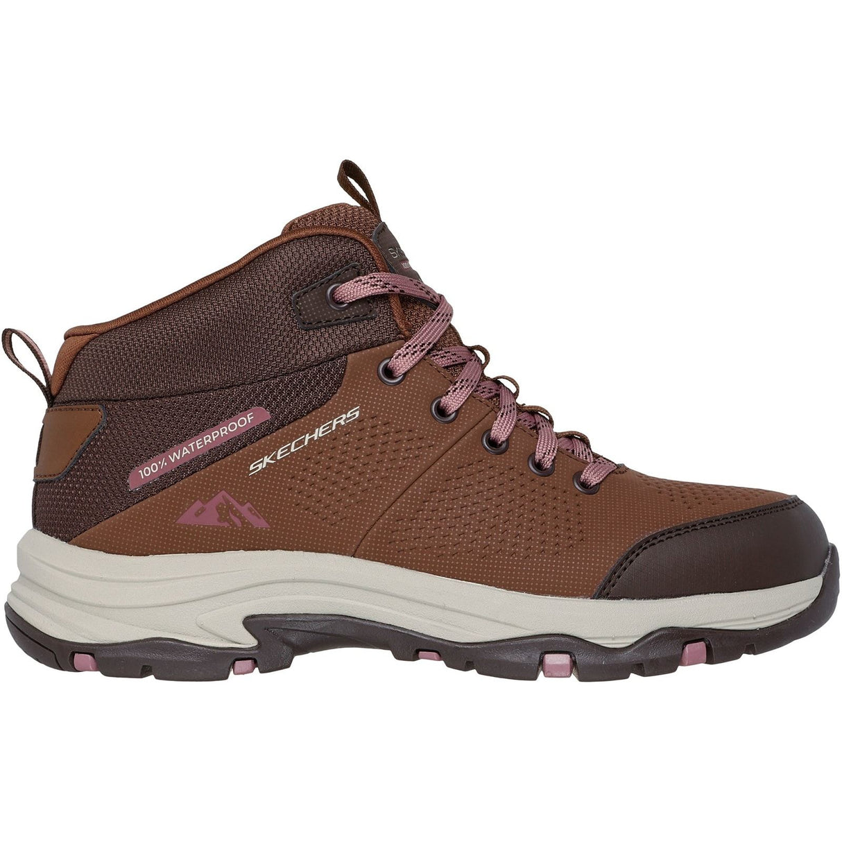 Skechers Womens Trego Trail Destination Hiker Brown/Multi