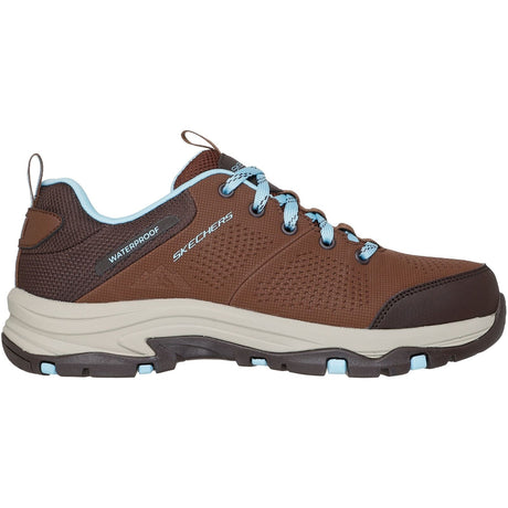 Skechers Womens Trego Trail Destiny Hiking Shoes Chocolate