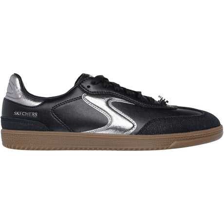 Skechers Womens Hotshot Cool Glow Trainer Black/Silver
