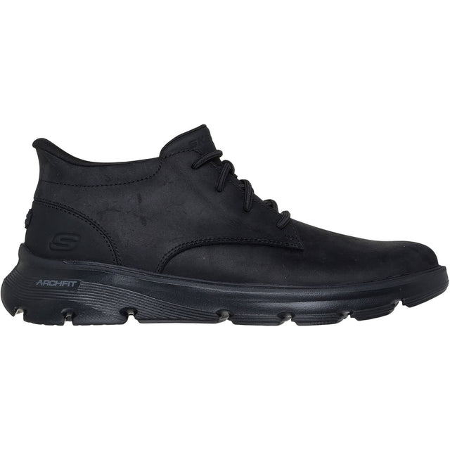 Skechers Mens Arch Fit Garza Ridley Chukka Boot Black
