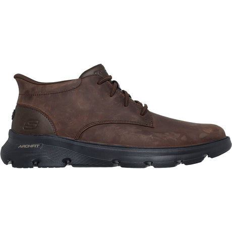 Skechers Mens Arch Fit Garza Ridley Chukka Boot Cocoa