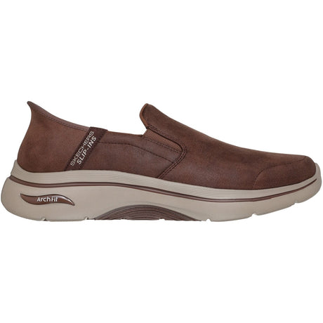 Skechers Mens Go Walk Arch Fit 2.0 Quest  Trainers Brown
