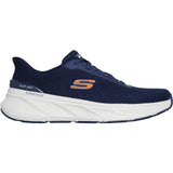 Skechers Mens Edgeride Trainer Navy/Orange