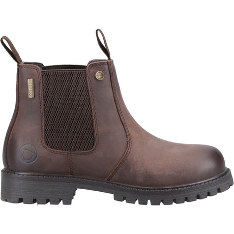 Cotswold Junior Kids Aston Pull On Dealer Boot Brown